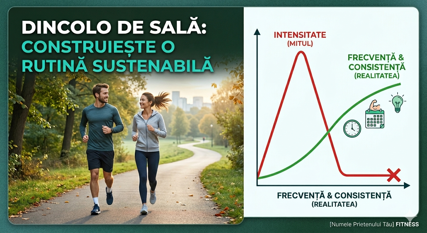 Dincolo de sală: De ce majoritatea programelor de fitness eșuează și cum să construiești o rutină sustenabilă