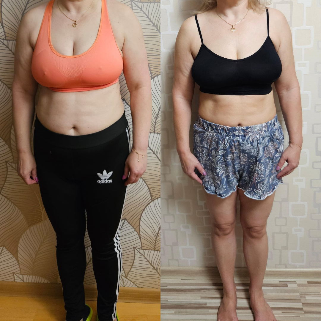 Transformare corporala client RT Fitness
